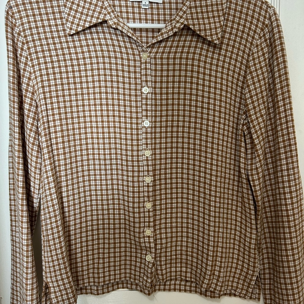 Madewell Plaid Button Down Shirt